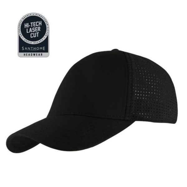HWSN-510-ACE-Santhome-5-Panel-DryNCool-Sports-Cap-Blackunique9a6156d ACE - Santhome 5 Panel DryNCool® Sports Cap - Black