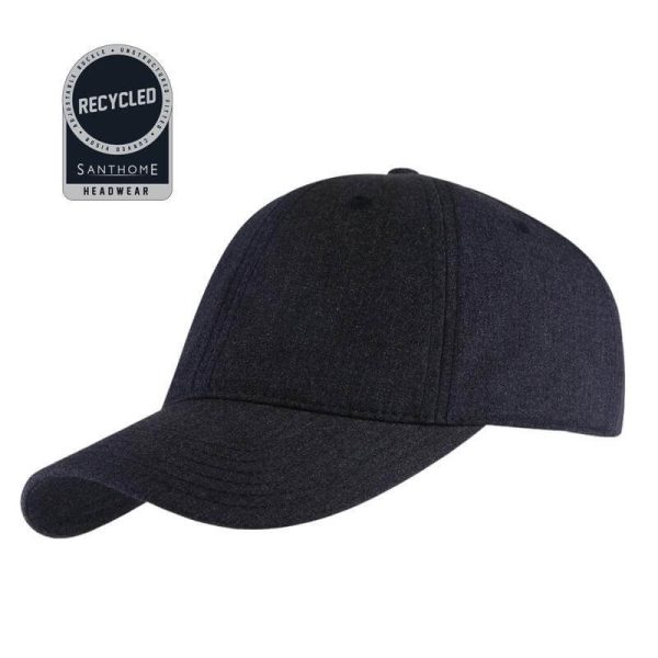 HWSN-515-FLEX-Santhome-Recycled-6-Panel-Relaxed-Fit-Cap-Navy-Blueuniqueeebc3ee FLEX - Santhome Recycled 6 Panel Relaxed Fit Cap - Navy Blue