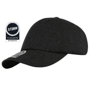 STORM - Santhome Textured 6-panel Cap - Black