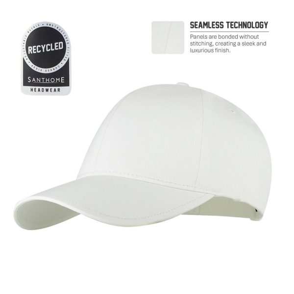HWSN-7129-PEAK-Santhome-DryNCool-Advanced-Seamless-6-Panel-Cap-Whiteuniqueeebc3ee PEAK - Santhome® DryNCool® Advanced Seamless 6-Panel Cap - White