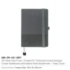 Hard Cover PU Notebooks in A5 Size with Metal Plate Bookmark
