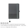 Hard Cover PU Notebooks in A5 Size with Metal Plate Bookmark