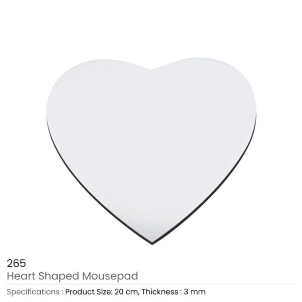 Heart Shape Mouse Pads | Mousepads Branding