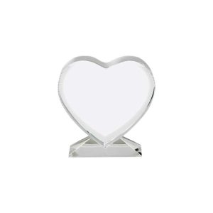 Branded Heart Shaped Photo Crystals