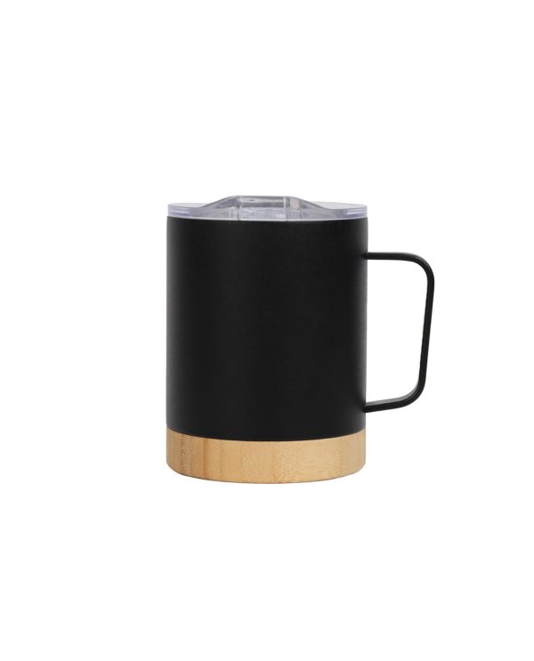HYDRO - Bamboo Base Stainless Steel Mug