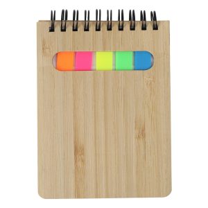AFFICHE - Mini Bamboo Notebook with Memo Pad