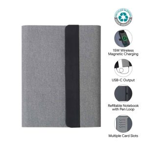 ITFO-1267-BERGMUND-Santhome-10000mAh-Magnetic-15W-Magsafe-Wireless-Power-Bank-Folder-Greyuniquefe0e8cc BERGMUND - Santhome 10000mAh Magnetic 15W Magsafe Wireless Power Bank Folder - Grey