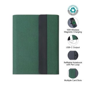 ITFO-1268-BERGMUND-Santhome-10000mAh-Magnetic-15W-Magsafe-Wireless-Power-Bank-Folder-Greenuniquefe0e8cc BERGMUND - Santhome 10000mAh Magnetic 15W Magsafe Wireless Power Bank Folder - Green