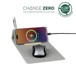 ITWC-1203-BLACE-CHANGE-ZERO-Recycled-PU-15W-Wireless-Mousepad-Desk-Organizer-Greyunique88863b5 BLACE - CHANGE ZERO Recycled PU 15W Wireless Mousepad & Desk Organizer - Grey