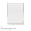 Promotional Inclined Rectangular Crystal Awards