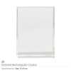Promotional Inclined Rectangular Crystal Awards