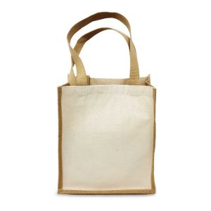 Jute and Cotton Customized Bags Two Side Print