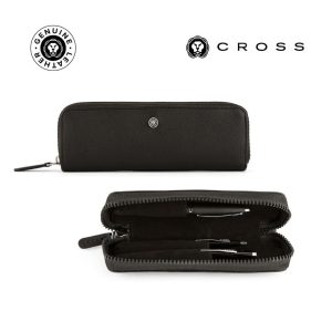 CROSS Leather Pen Case - Black