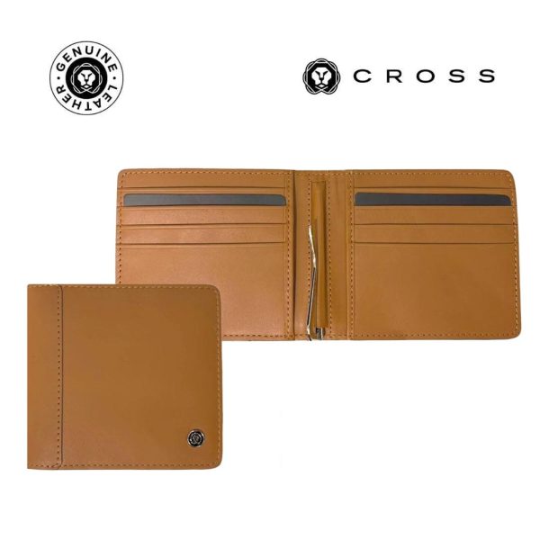 LACR-2027-CROSS-Leather-Clip-Wallet-Mochaunique88863b5 CROSS Leather Clip Wallet - Mocha