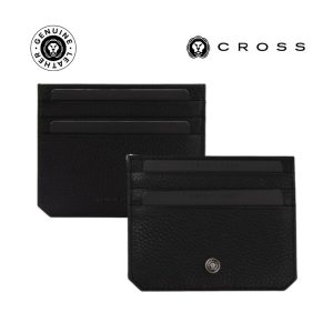 CROSS Pebble Leather 6CC Cardholder - Black