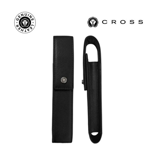 LACR-2047-CROSS-Leather-Single-Pen-Case-with-Flap-Blackunique65afcf9 CROSS Leather Single Pen Case with Flap - Black