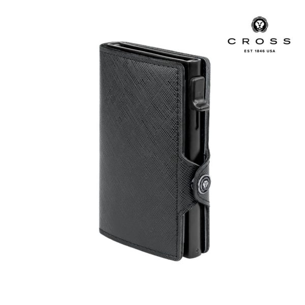 LACR-2053-CROSS-RFID-Card-Holder-Wallet-Blackunique0470141 CROSS RFID Card Holder Wallet - Black