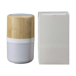 Lamp Bamboo Bluetooth Speaker with Branding