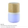 Lamp Bamboo Bluetooth Speaker with Branding