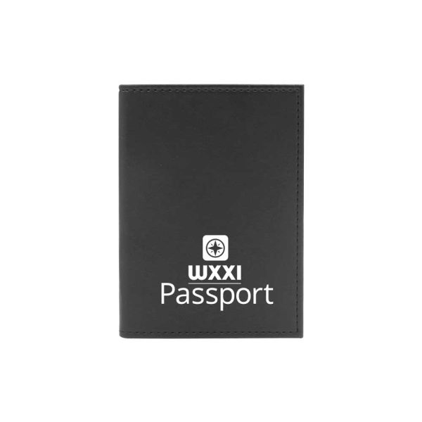 Branded Leather Passport Cover