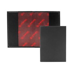 Branded Leather Passport Cover