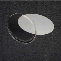 Lens Cover Oval Name Badge