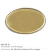 Lens Cover Oval Name Badge