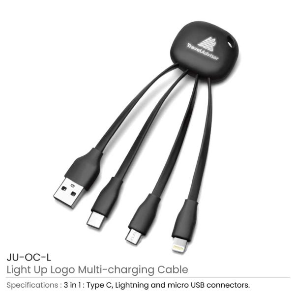Multi Charging Cable | Light-up Logo Products