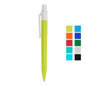 Matt Custom Printed Pens with White Clip
