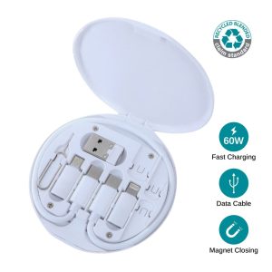 TAVIRA - @memorii Recycled Multi-Cable Set - White