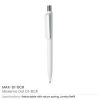 Maxema Dot Pens White