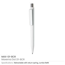 Maxema Dot Pens White