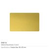 Metal Promotional Business Cards