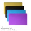Metal Promotional Business Cards