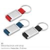 Promotional Metal Keychains with Strap