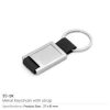 Promotional Metal Keychains with Strap