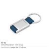 Promotional Metal Keychains with Strap