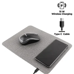 Fast Wireless Charging Mousepad | Tech Gift with Logo
