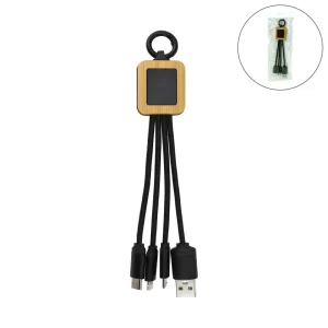 Bamboo Multi-Charging Cables