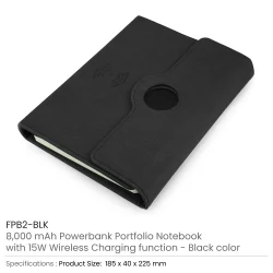 Powerbank Portfolio Notebook