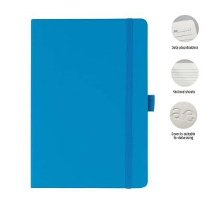 JURSI - Giftology A5 PU Notebook with Pen Loop - Ocean Blue