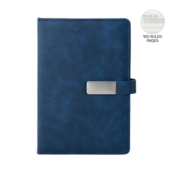 NBGL-5406-WINDSOR-Giftology-A5-PU-Magnet-Closure-Notebook-Blueunique0470141 WINDSOR - Giftology A5 PU Magnet Closure Notebook - Blue