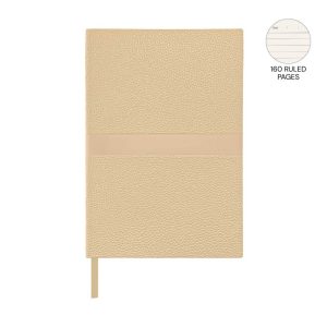 ROVENA - Giftology A5 PU Soft Cover Notebook - Sand