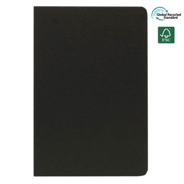 NBSN-341-ORSHA-SANTHOME-A5-rPET-FSC-Certified-Notebook-Black-Anti-Microbialunique6098133 ORSHA - SANTHOME A5 rPET & FSC Certified Notebook - Black (Anti-Microbial)