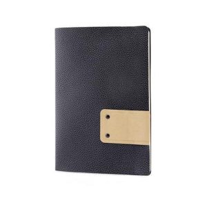NBSN-5255-CESIS-Santhome-A5-Leatherette-Journal-Blackuniqueaed75c9 CESIS - Santhome® A5 Leatherette Journal - Black