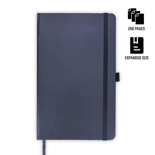 NBSN-5323-BARON-Santhome-Expanded-A5-Hard-Cover-Notebook-Navy-Blueuniquea16fe1f BARON - Santhome Expanded A5 Hard Cover Notebook - Navy Blue