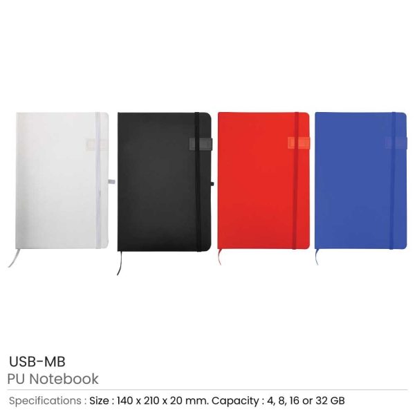 Customized Notebooks with USB Flash