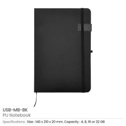 Customized Notebooks with USB Flash