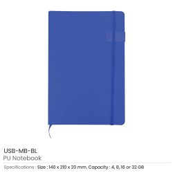Customized Notebooks with USB Flash