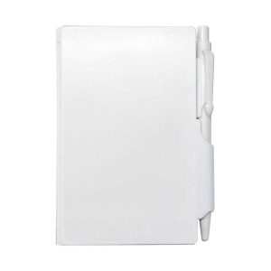Branded PVC Hardcover Notepad with Pen